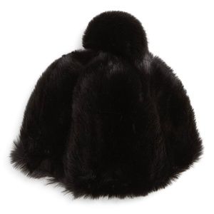 High Fashion Faux Fur Oversized Pom Hat